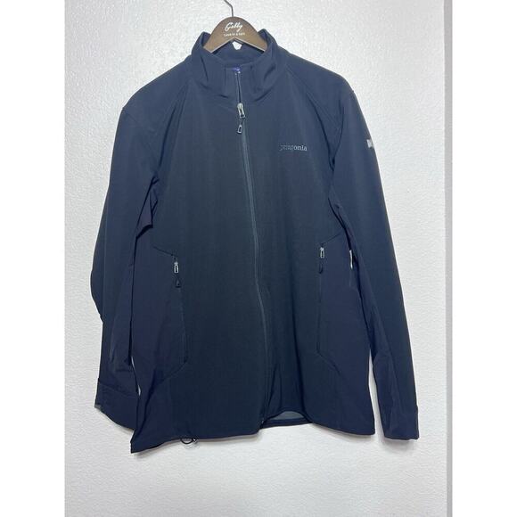 Patagonia Adze Hybrid Jacket Black Men's XL Full Zip Polartec Coat Winter